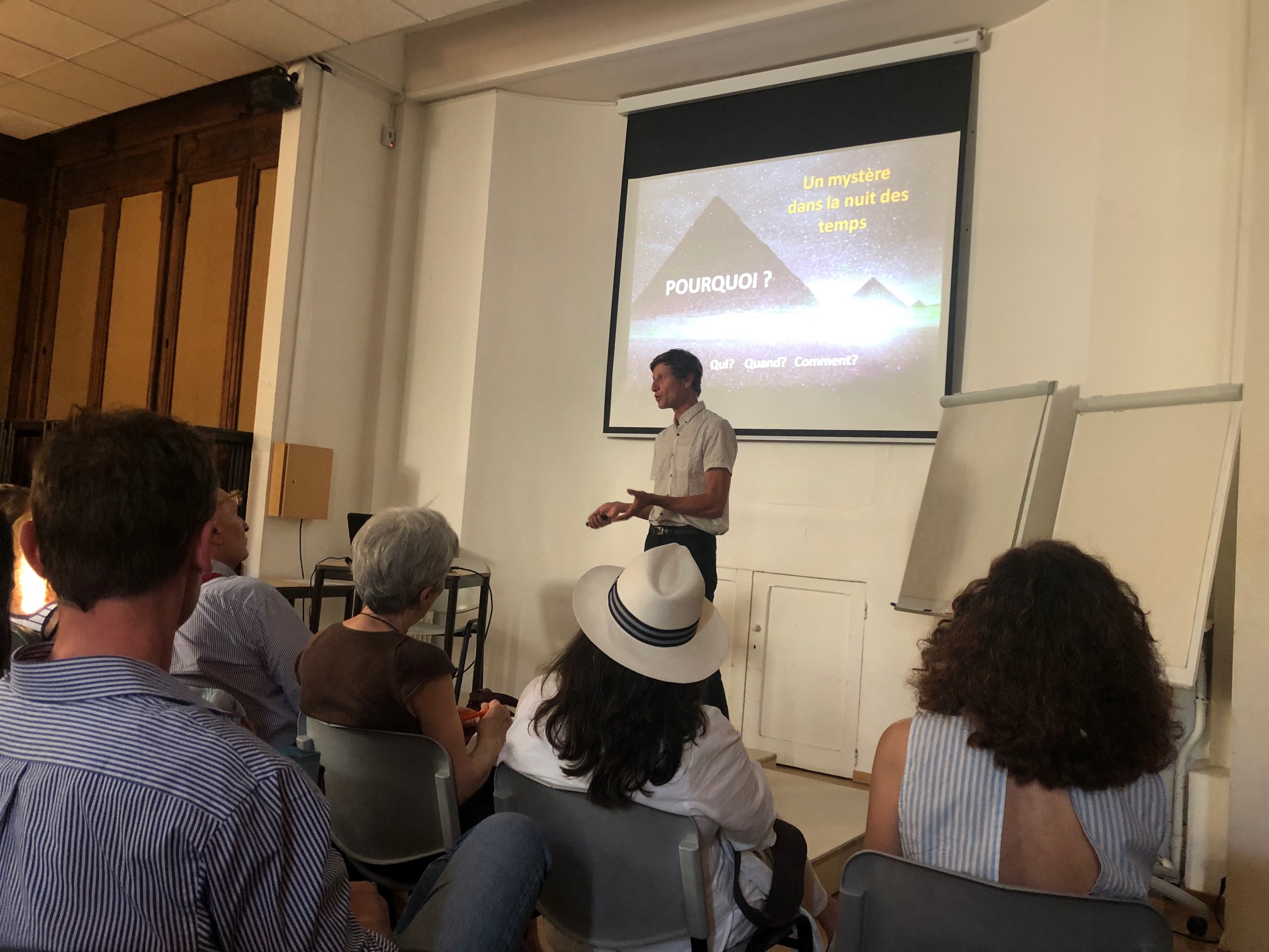 5 et 6 juillet 2019 à Paris - conférence et atelier "Pyramide de Gizeh. Quel message pour aujourd'hui ?" avec Mathieu Laveau